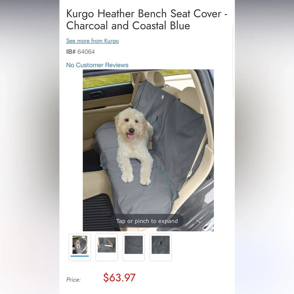 Kurgo Dog Complete Travel/ Hiking Bundle
